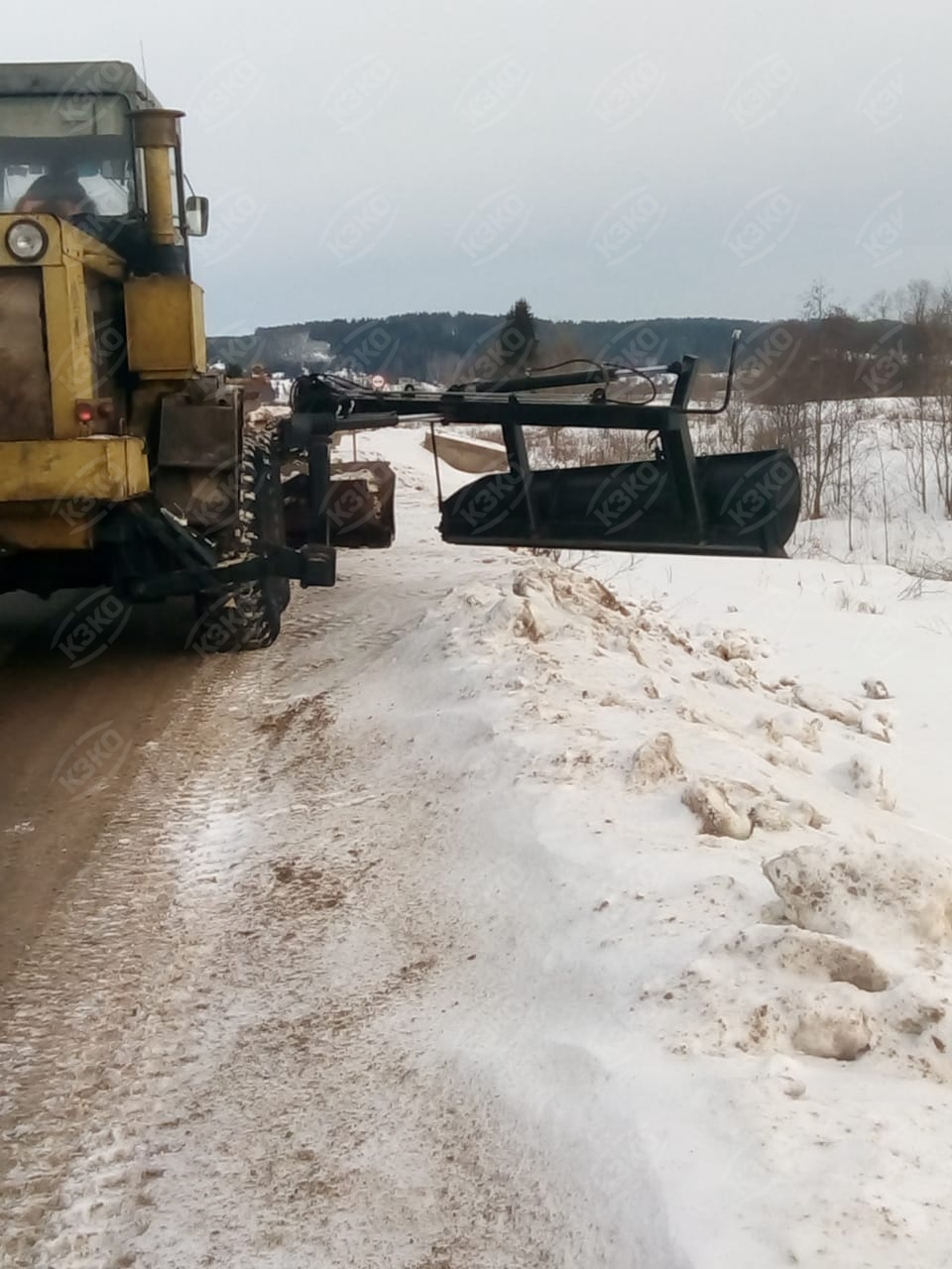 Боковой отвал автогрейдера - Кировский Завод Коммунального Оборудования